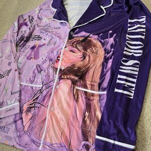 103. TAYLOR SWIFT PJ BUTTON DOWN TOP